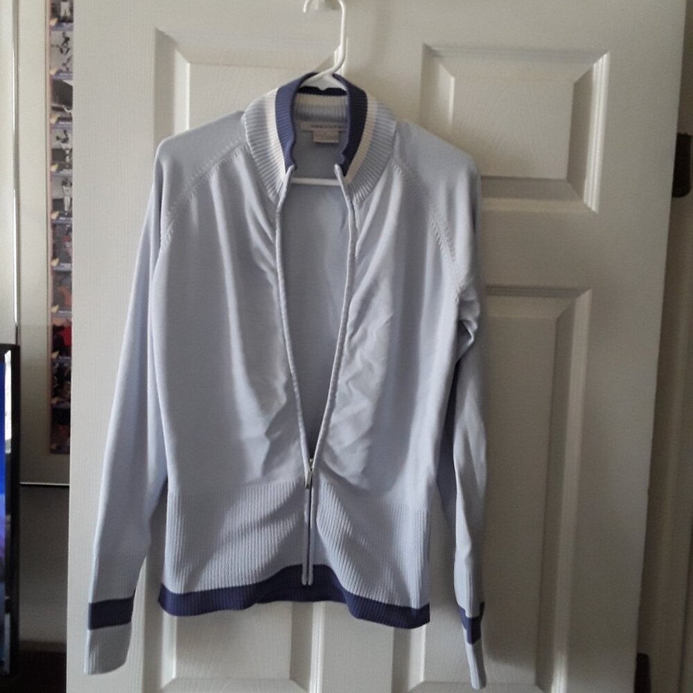 Nike Purple Cardigan Sweater